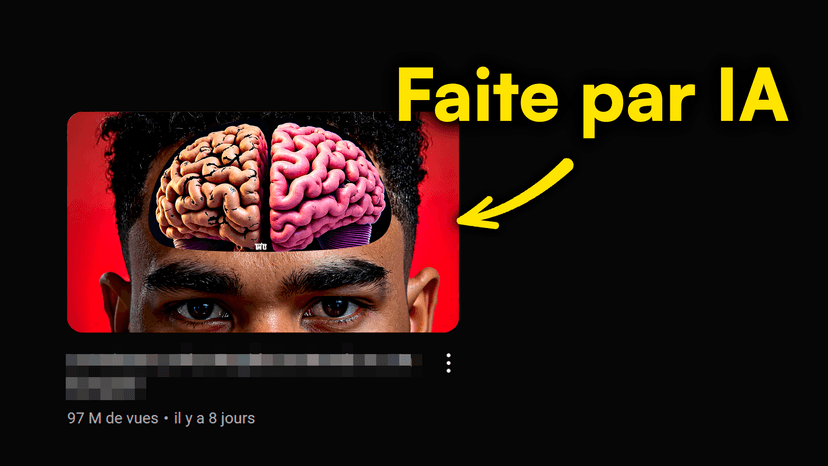 Custom AI YouTube thumbnail with channel logo and unique graphic style illustrating consistent YouTube branding