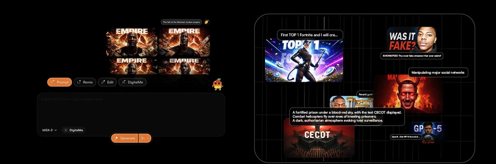 A YouTube creator integrates MangooFX AI thumbnails into his video workflow, symbolizing time savings and increased views through channel automation.