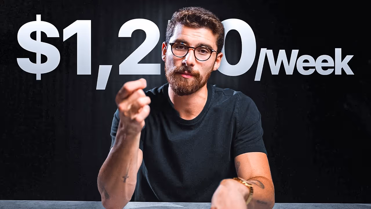 Example of an AI YouTube thumbnail with a strong facial expression and clear text, optimized for CTR in 2026